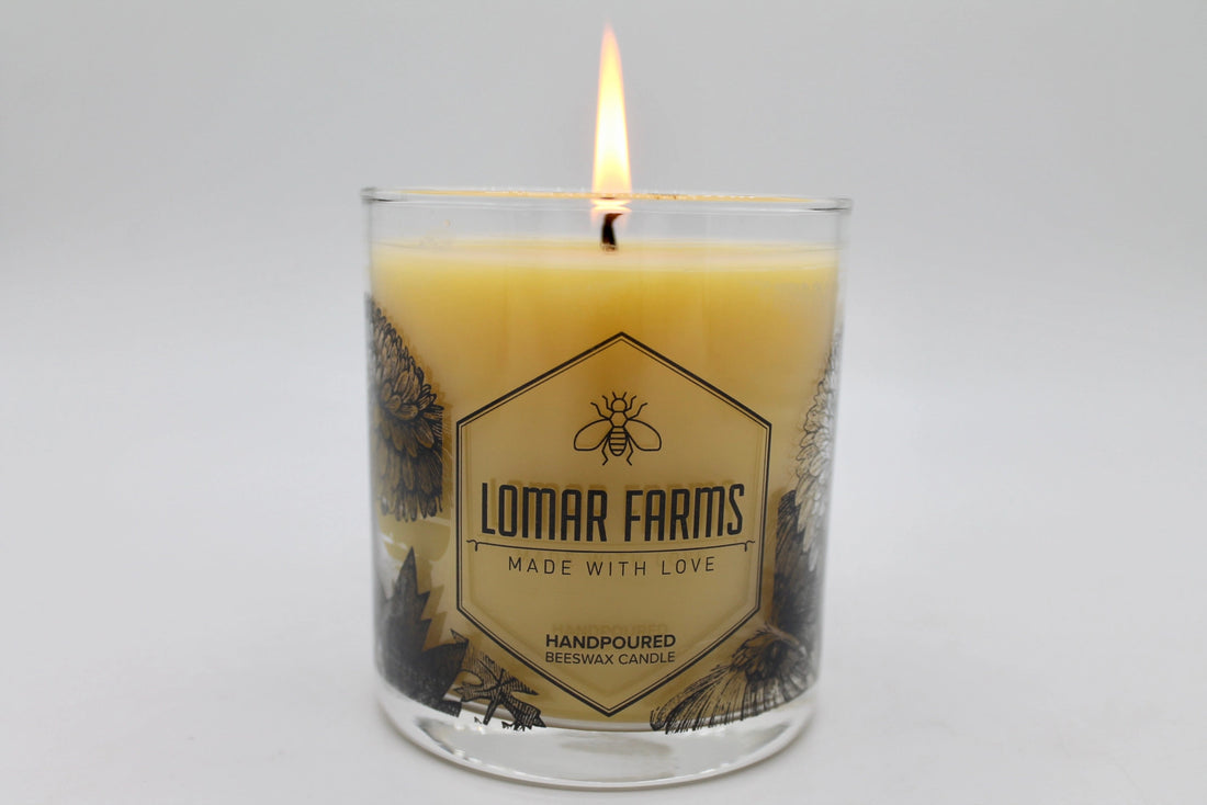 Lomar Farms Bees Wax Candles